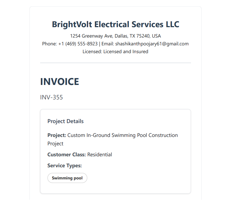 Email Interface Screenshot