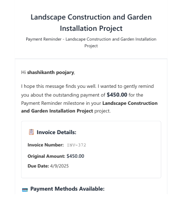 Payment Reminder Email Template 1
